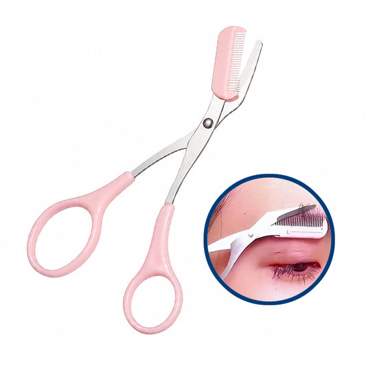 BrowTrim Luxe – Foarfecă cu Pieptene pentru Tunderea Precisă a Sprâncenelor