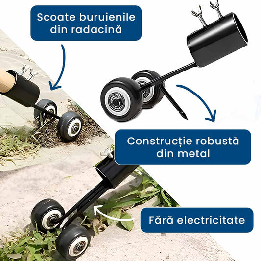 BuruStop - Unealtă de Scos Buruieni pentru o Curte Impecabilă