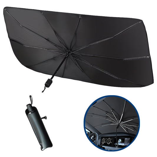 Solarbrella Max – Parasolar Pliabil Tip Umbrelă pentru Parbrizul Auto