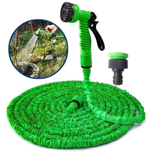 AquaFlex Max – Furtun Expandabil cu 7 Tipuri de Jet, 30 Metri