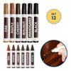 WoodFix Pro – Markere și Creioane Ceramice pentru Retușul Lemnului (Set de 12)