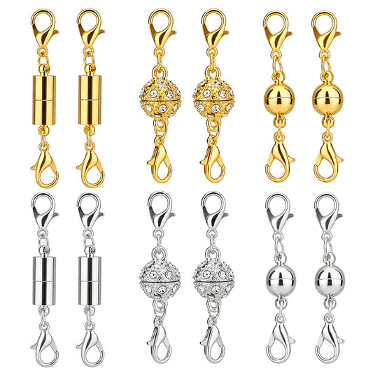 BijuMag Luxe – Set 12 Închizători Magnetice Elegante pentru Bijuterii