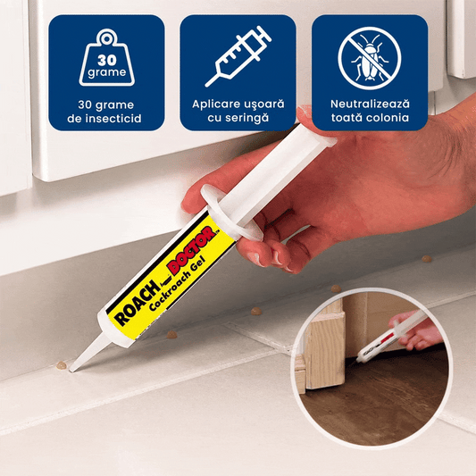 GândaStop Pro – Gel Insecticid în Seringă pentru Eliminarea Gândacilor