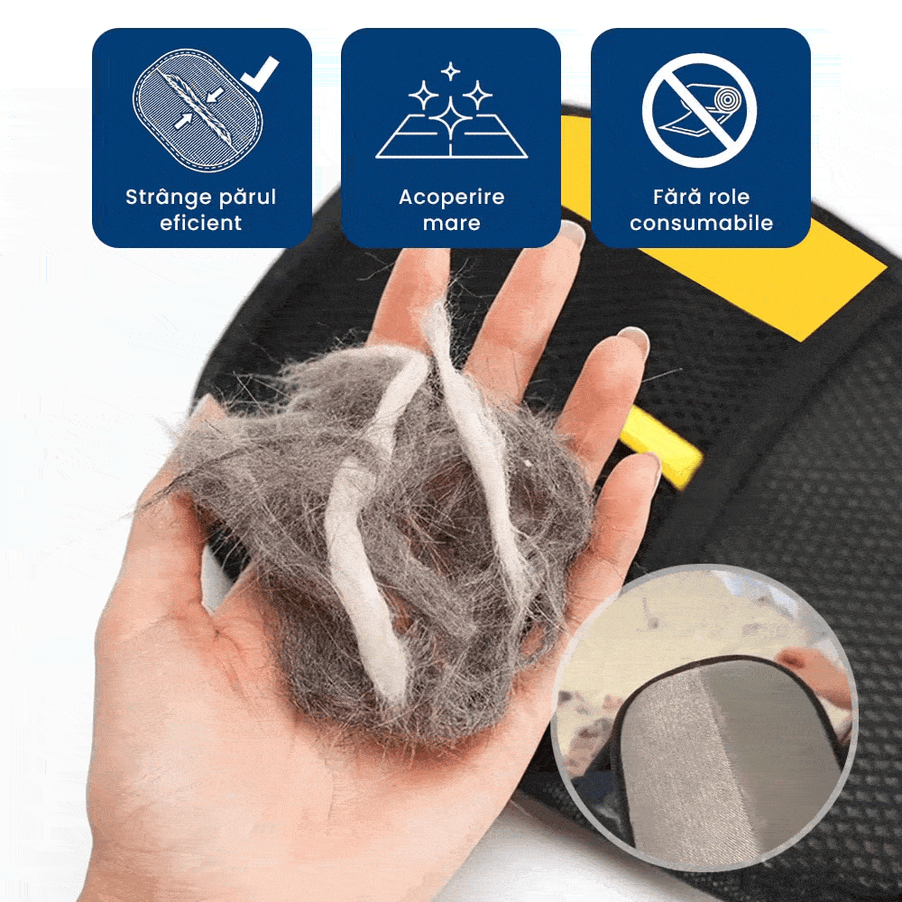 FurSwipe Easy – Mănușa Magică care Strânge Părul de Animal în Câteva Secunde