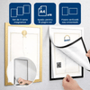 MagiRama – Set 3 Rame A4 cu Prindere Magnetică, fără Găuri în Perete