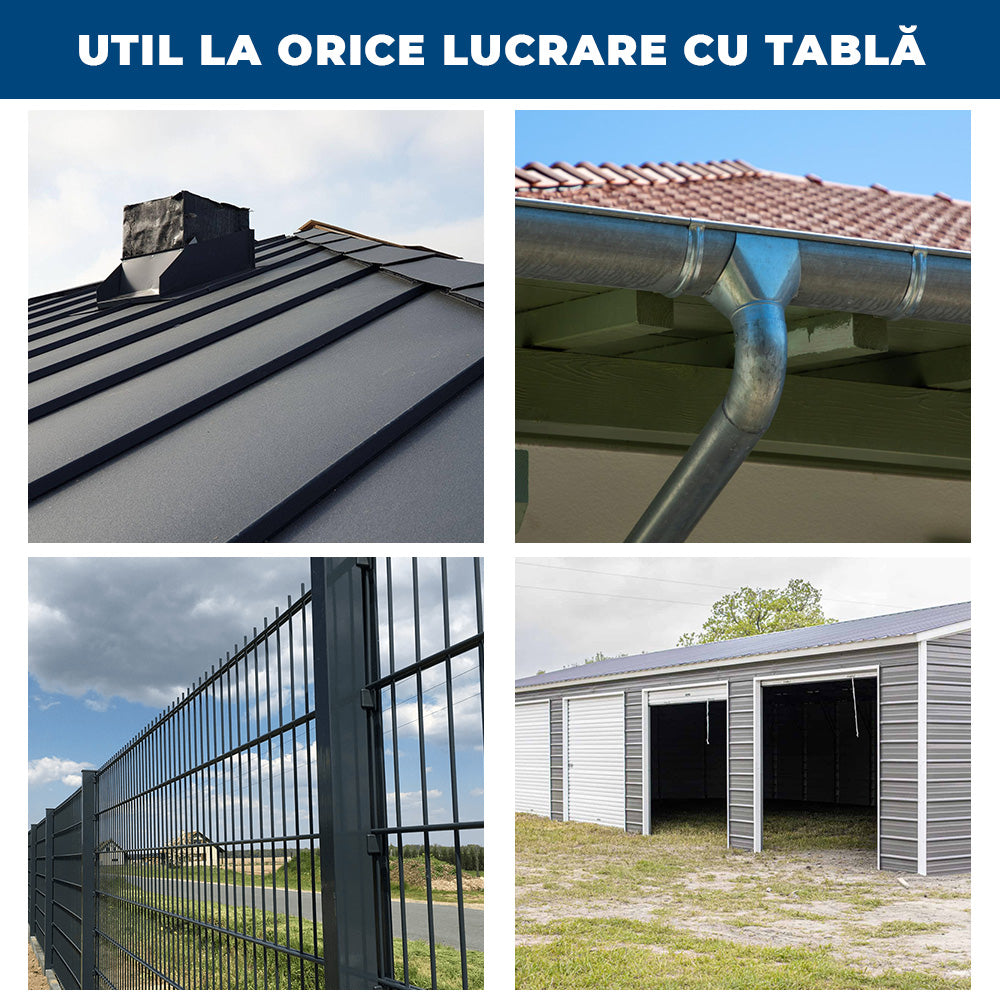 MetalCut Pro - Atașament de Tăiere Tablă pentru Bormașină