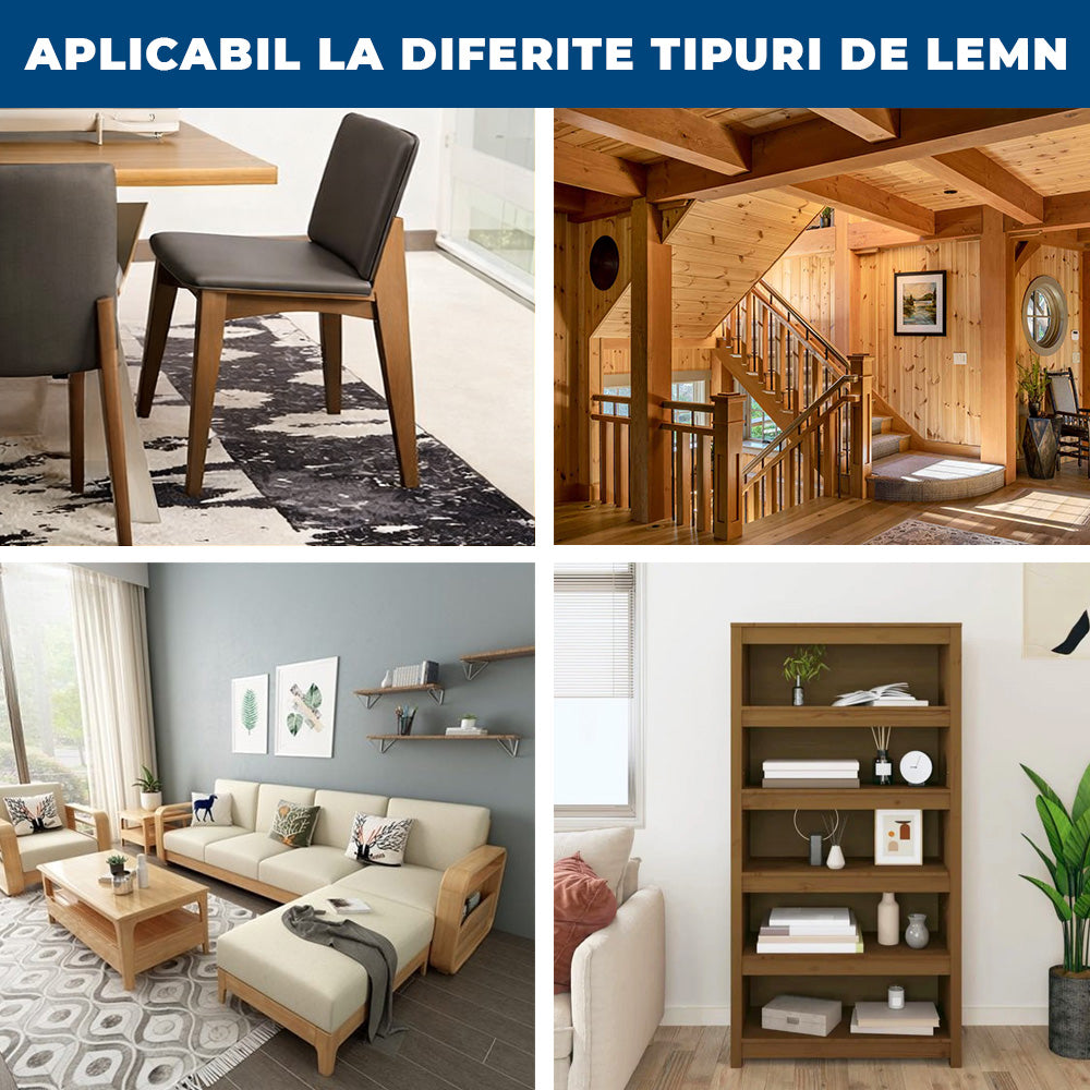WoodFix Pro – Markere și Creioane Ceramice pentru Retușul Lemnului (Set de 12)