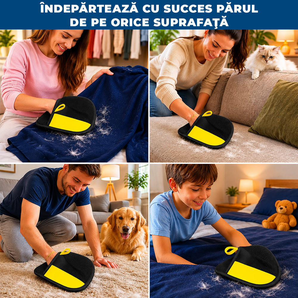 FurSwipe Easy – Mănușa Magică care Strânge Părul de Animal în Câteva Secunde