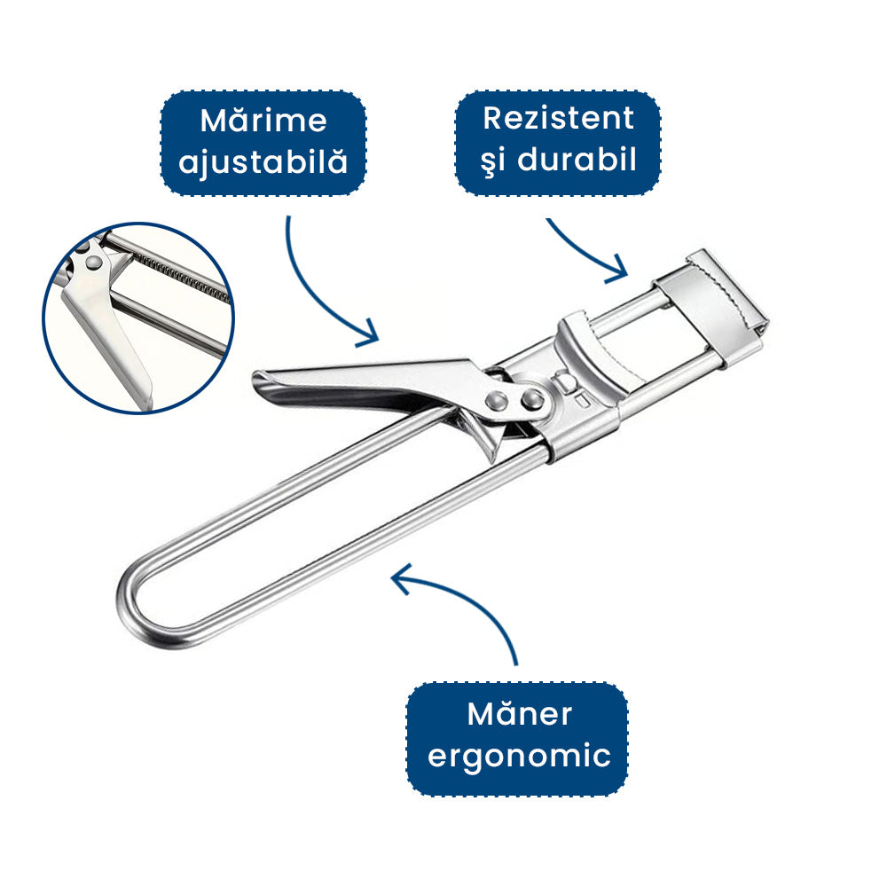 CapLift Easy - Deschizător Reglabil pentru Capace Strânse