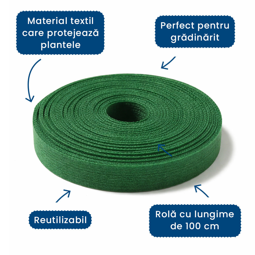 1+1 GRATIS: PlantBand – Bandă cu Arici pentru Susținerea Plantelor