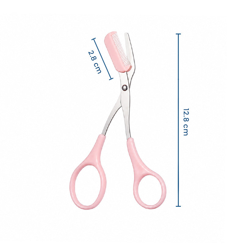 BrowTrim Luxe – Foarfecă cu Pieptene pentru Tunderea Precisă a Sprâncenelor