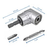 ȘuruFlex Pro – Adaptor Unghi Drept pentru Bormaşină cu 2 Bituri Incluse
