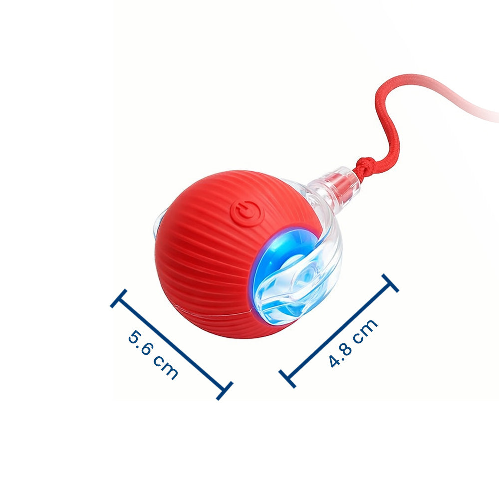 PisiRoll Fun – Jucărie Inteligentă cu LED pentru Pisici Active
