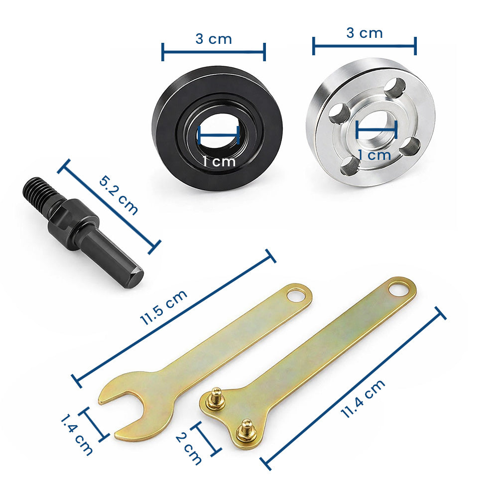BorFlex Kit – Adaptor de Bormașină pentru Conversie în Polizor Multifuncțional
