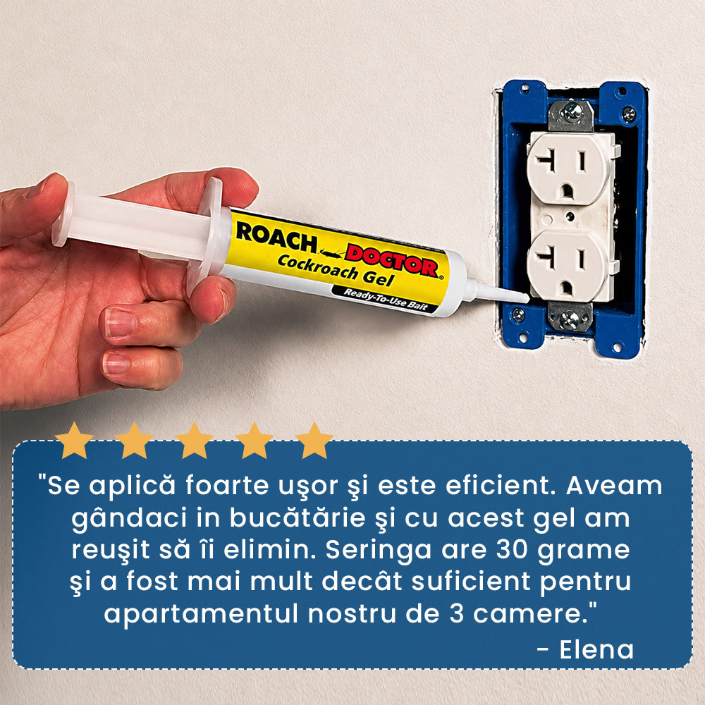 GândaStop Pro – Gel Insecticid în Seringă pentru Eliminarea Gândacilor