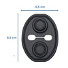 PortiSoft - Set 4 Protecții Anti-Trântire cu Dublu Amortizor din Silicon
