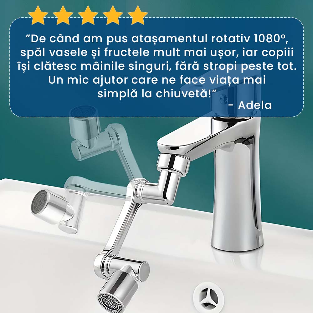 RobiFlex - Atașament Rotativ pentru Robinet