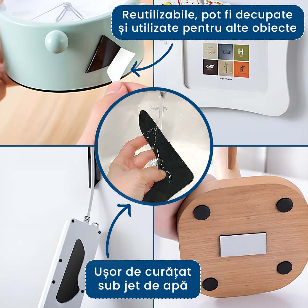 4+4 GRATIS: CovoFix - Autocolante Anti-Alunecare pentru Covor