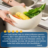 1+1 GRATIS: MagiBowl - Vas cu Strecurătoare pentru Orez, Salate și Paste