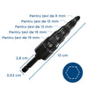 PipeFlex – Burghiu Special pentru Bercuit Țevi Metalice