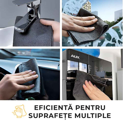 Set 4 Lavete din Microfibră pentru Orice Suprafață