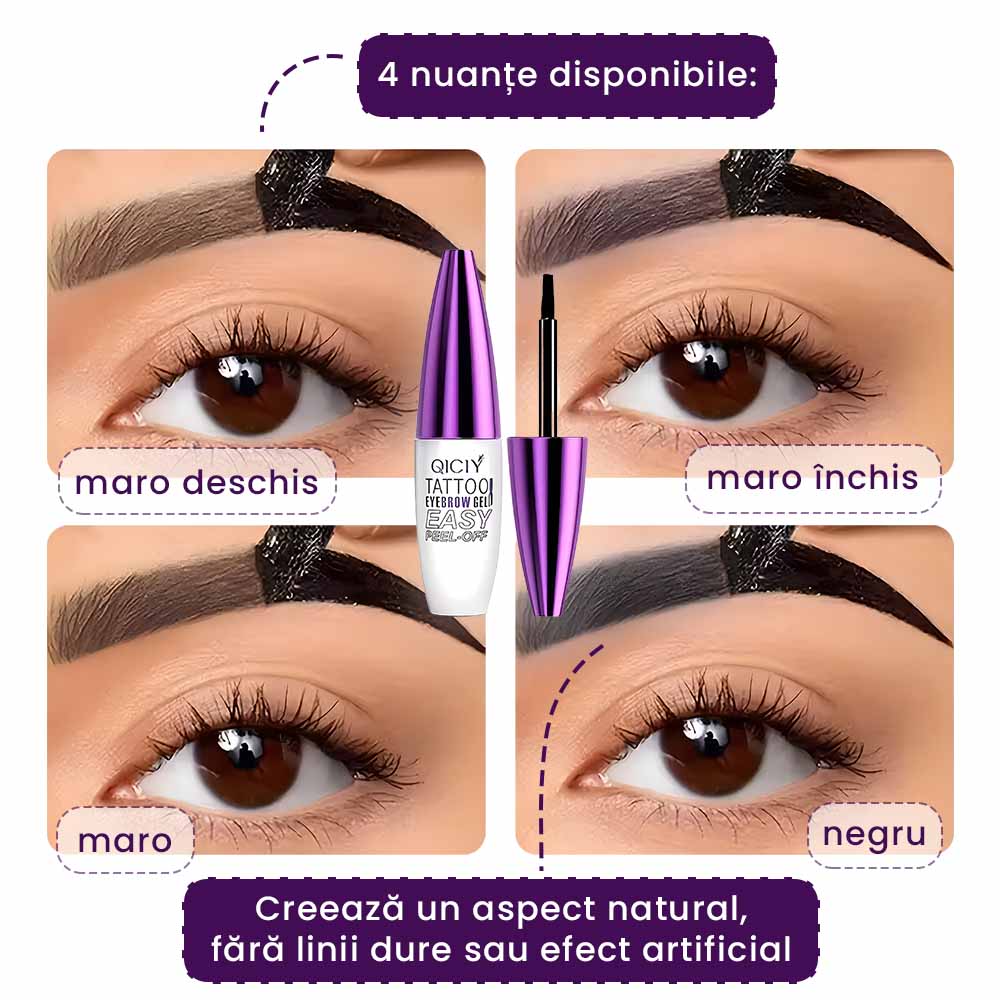 MagiBrow Luxe – Gel Semi-Permanent pentru Sprâncene cu Aspect Natural