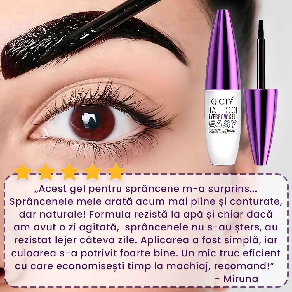 MagiBrow Luxe – Gel Semi-Permanent pentru Sprâncene cu Aspect Natural