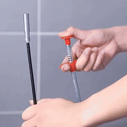 1+1 GRATIS: ȘerpiClean - Șarpe de Desfundare Scurgeri cu Gheare Retractabile