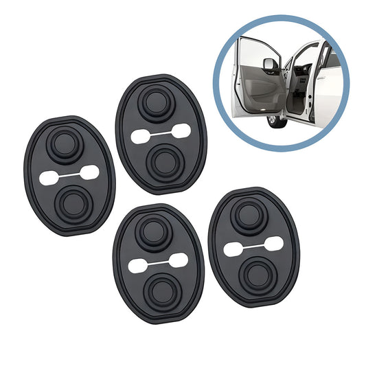 PortiSoft - Set 4 Protecții Anti-Trântire cu Dublu Amortizor din Silicon