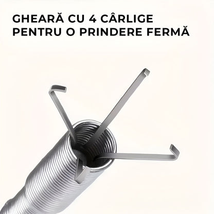 1+1 GRATIS: ȘerpiClean - Șarpe de Desfundare Scurgeri cu Gheare Retractabile