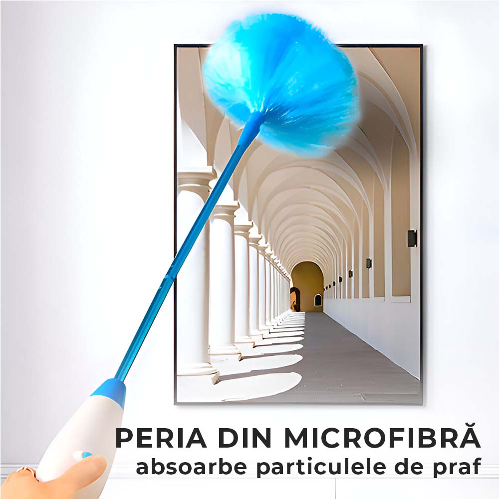 Perie Electrică Rotativă 360° pentru Curățarea Prafului