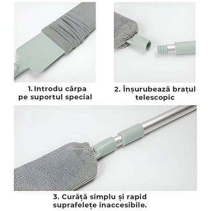 Perie pentru Curățarea Zonelor Greu Accesibile