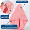 ProsoMagic - Set 2 Prosoape pentru Uscarea Rapidă a Părului (Roz și Albastru)
