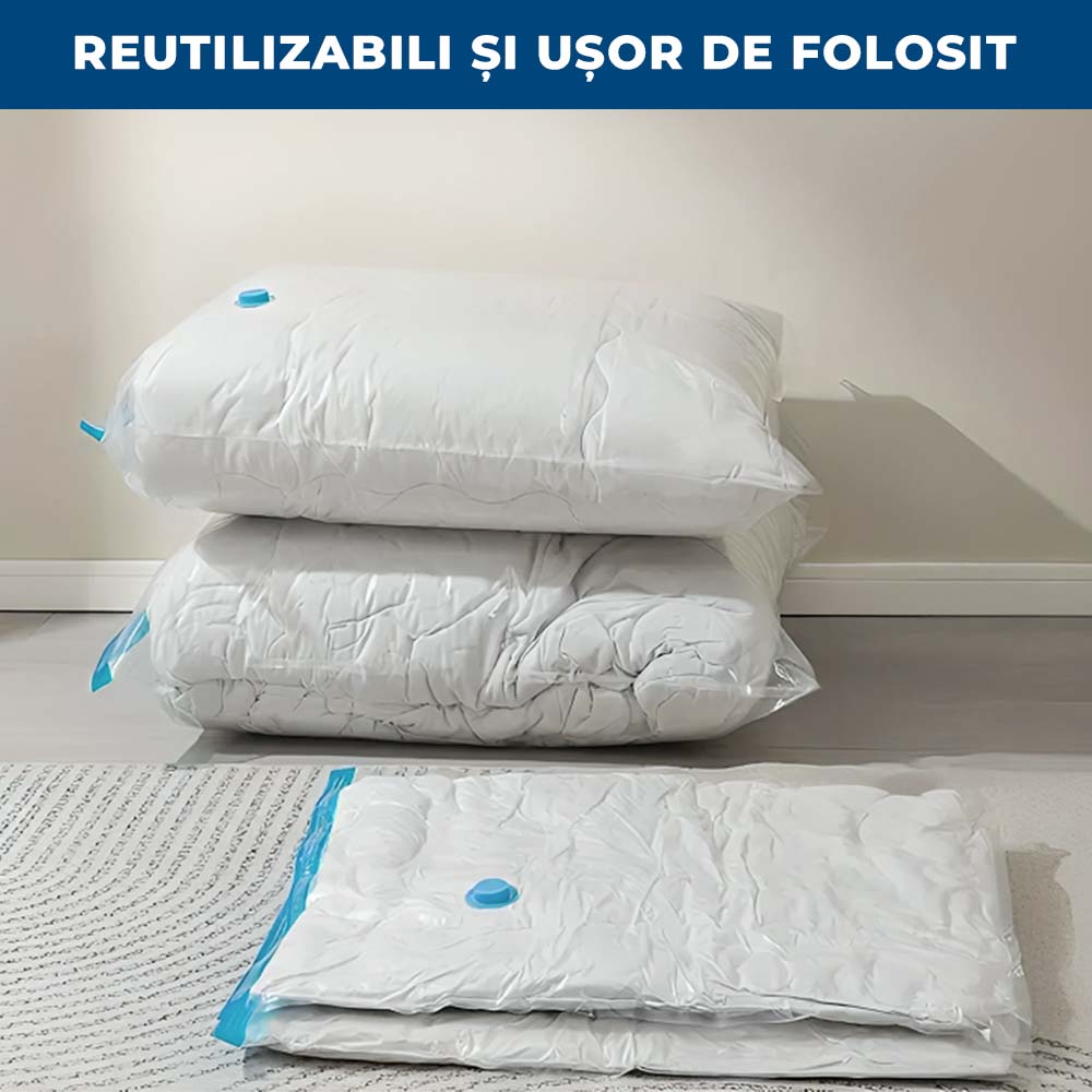 PackVac - Set 7 Saci de Vidat pentru Depozitare