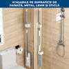 OrgaMop Pro – Suport Autoadeziv pentru Mopuri și Mături (Set de 3)