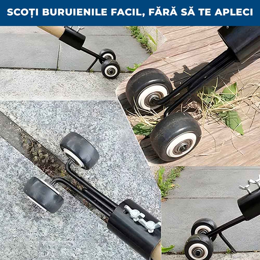 BuruStop - Unealtă de Scos Buruieni pentru o Curte Impecabilă