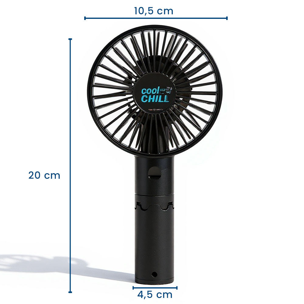 PortaVent - Ventilator Portabil cu Trepied și Reîncărcabil, 2-în-1