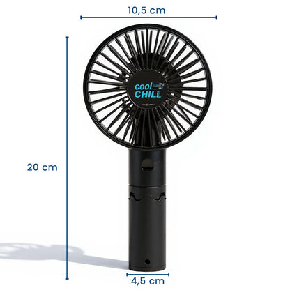 PortaVent - Ventilator Portabil cu Trepied și Reîncărcabil, 2-în-1